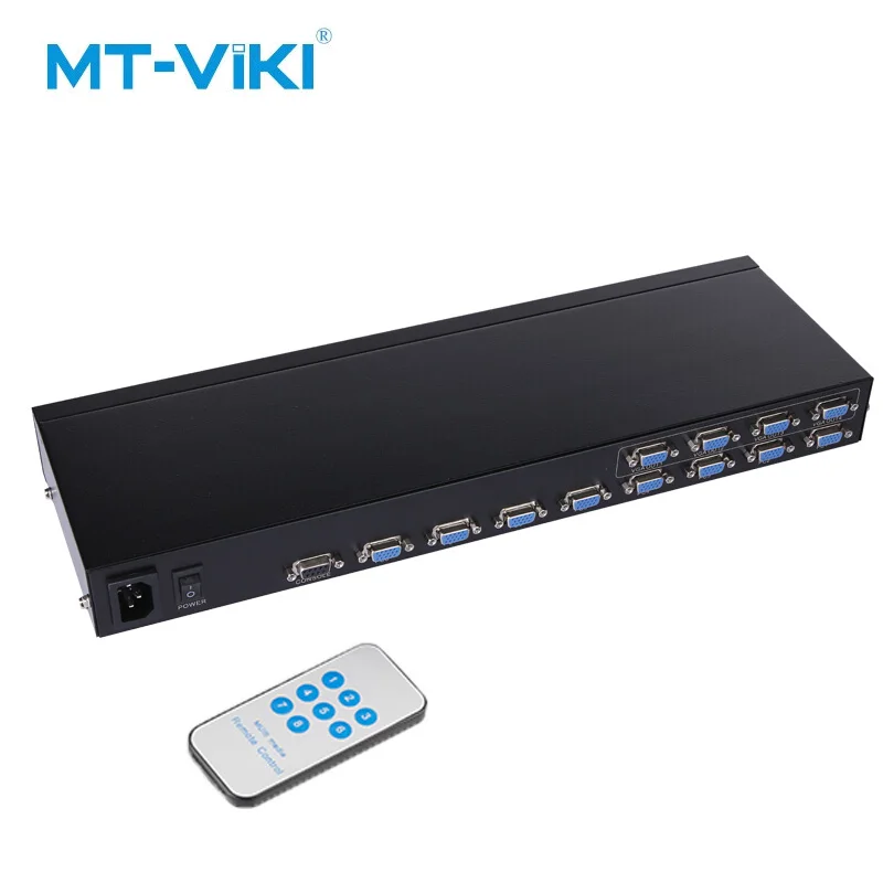 

MT-VIKI 8-port VGA switching distributor 8 in 4 out Arbitrary switsynchronous playing picture Remote control switching MT-804CH