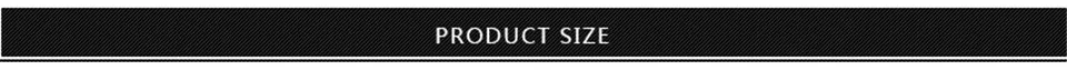Product SIZE