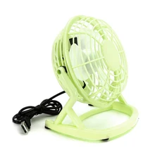 Переносной мини-вентилятор USB настольный компьютер ПК ноутбук бесшумный Цвет: зеленый