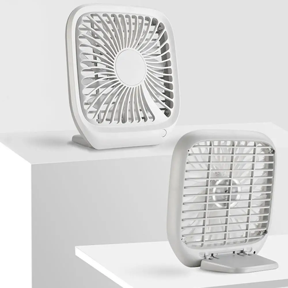 Мини Портативный квадратная форма, с usb-кабелем Перезаряжаемые немой домашний рабочий стол вентилятор охладитель воздуха