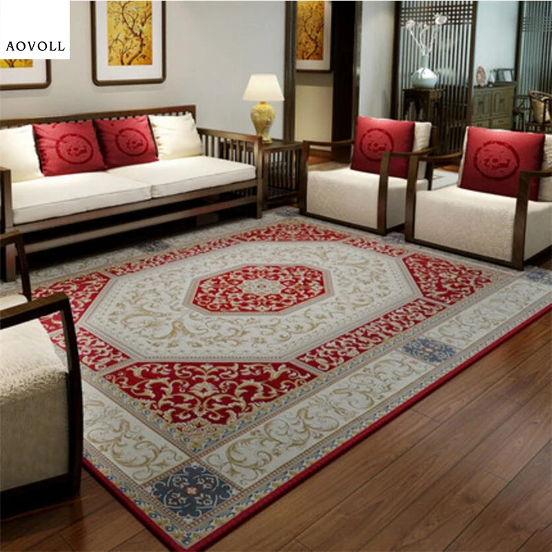 AOVOLL ковры для гостиной, китайский стиль, коврики для спальни, Рождественский ковер, домашний ковер, коврик для двери, тонкий мягкий коврик
