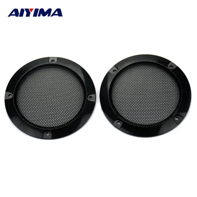 AIYIMA 2Pcs 3Inch Audio Portable Speakers Black Circle Speaker