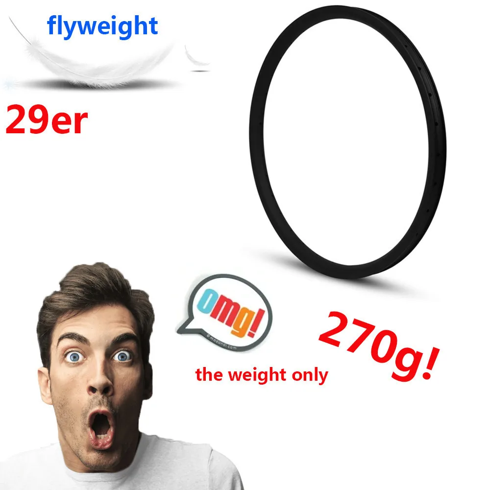 Cheap 270g Only 29er MTB Carbon Wheel Rim 24H 28H 32H 36H For XC Cross Country Mountain bike Wheel 3k 6k 12k Ud Matte Glossy 0 Cheap 270g Only 29er MTB Carbon Wheel Rim 24H 28H 32H 36H For XC Cross Country Mountain bike Wheel 3k 6k 12k Ud Matte Glossy 0