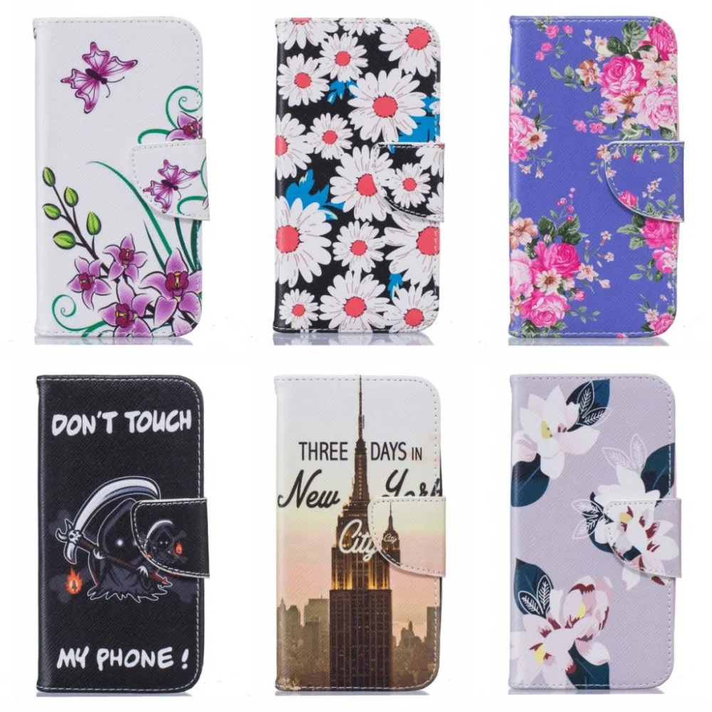 

Case For Nokia Microsoft Lumia 550 Cover Cartoon Flower Wallet PU Leather Flip Stand Cover for Microsoft Nokia Lumia 550 Case