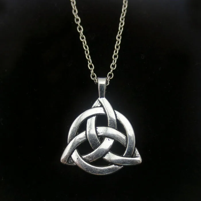 

Alpaca Silver Trinity Thor Knot Wicca Charmed Necklace in Movie Jewelry