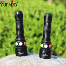 YUPARD Q5 светодиодный сигнальный светильник зеленый желтый белый красный вспышка светильник светодиодный фонарь яркий светильник сигнальная лампа для 3 x AAA или 1x18650 батареи