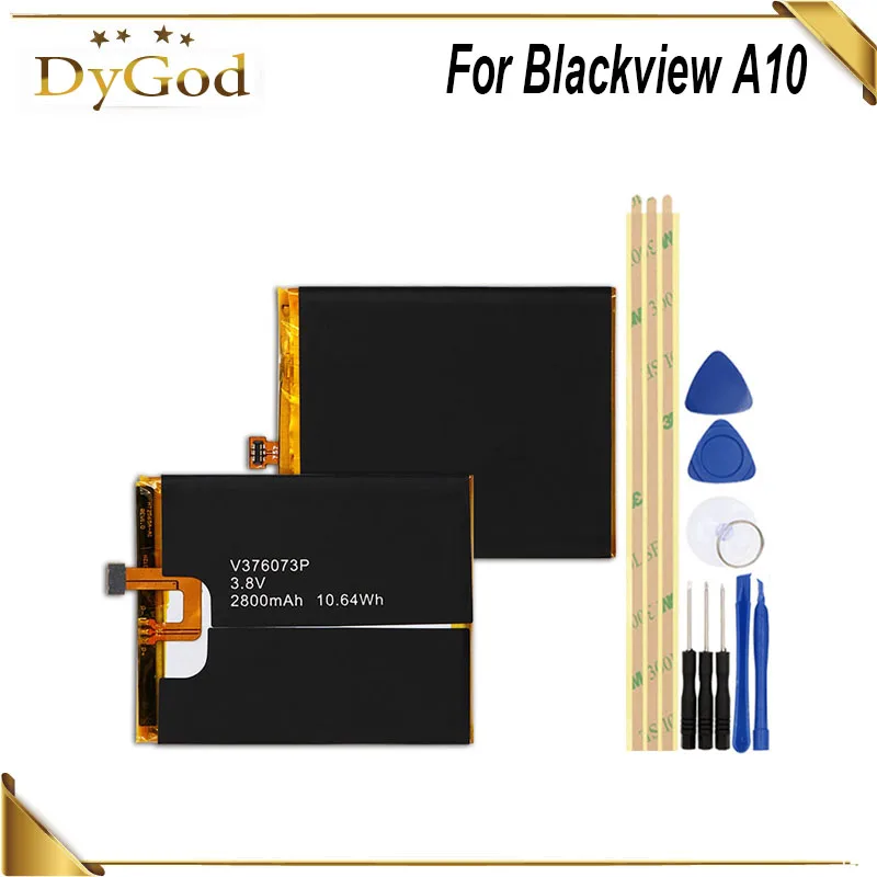 

DyGod 2800mAh Battery for Blackview A10 High Quality mobile phone Replacement Battery with tools