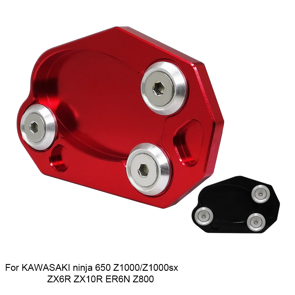 Подставка для мотоцикла боковая подставка KAWASAKI ninja 650 z1000/Z1000sx ZX6R ZX10R ER6N Z800|Накладки