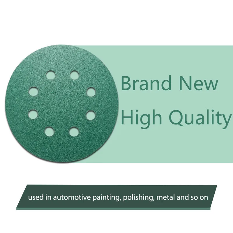 150mm Wet and Dry Sanding Discs 6in Hook and Loop 15 Hole Waterproof 6 Sandpaper 40-3000 Grit 10, Grit 800