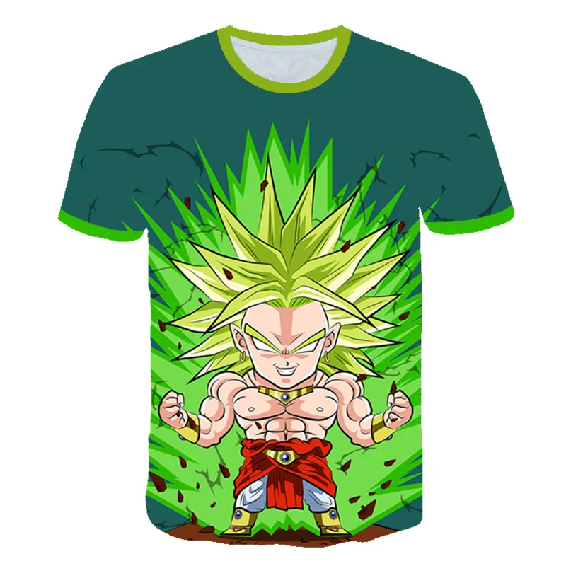 

2019 new Dragon Ball T Shirt 3d printing Anime children Funny t Shirts Hip Hop Japanese Boys and girls Clothes Vintage Clothing