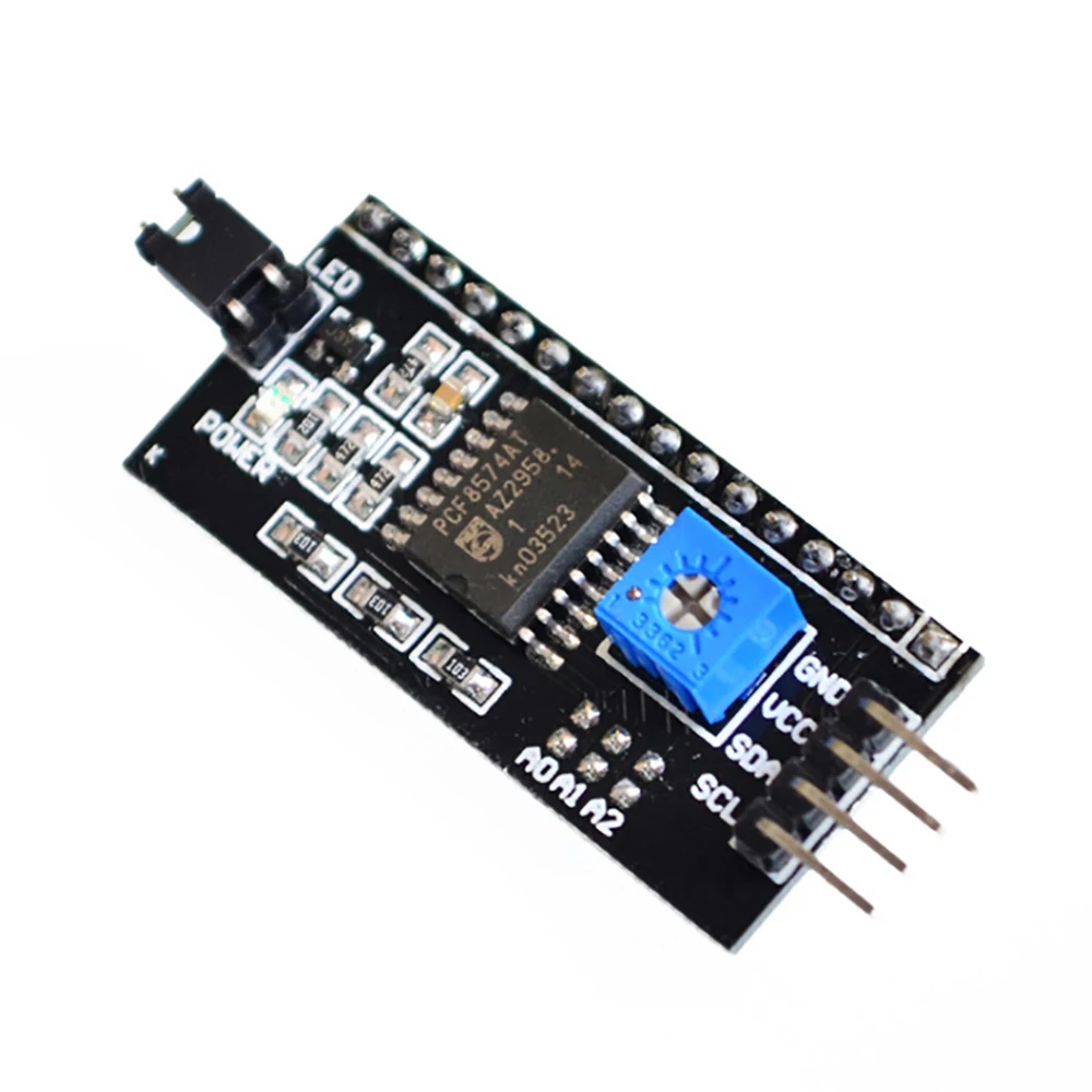 

1PCS SAMIORE ROBOT Serial Board Module Port PCF8574 IIC/I2C/TWI/SPI Interface Module 1602 LCD Display