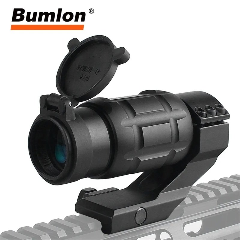 Tactical 3x25MM Magnifier Riflescope Optics Rifle Scope fit 20MM Rail w