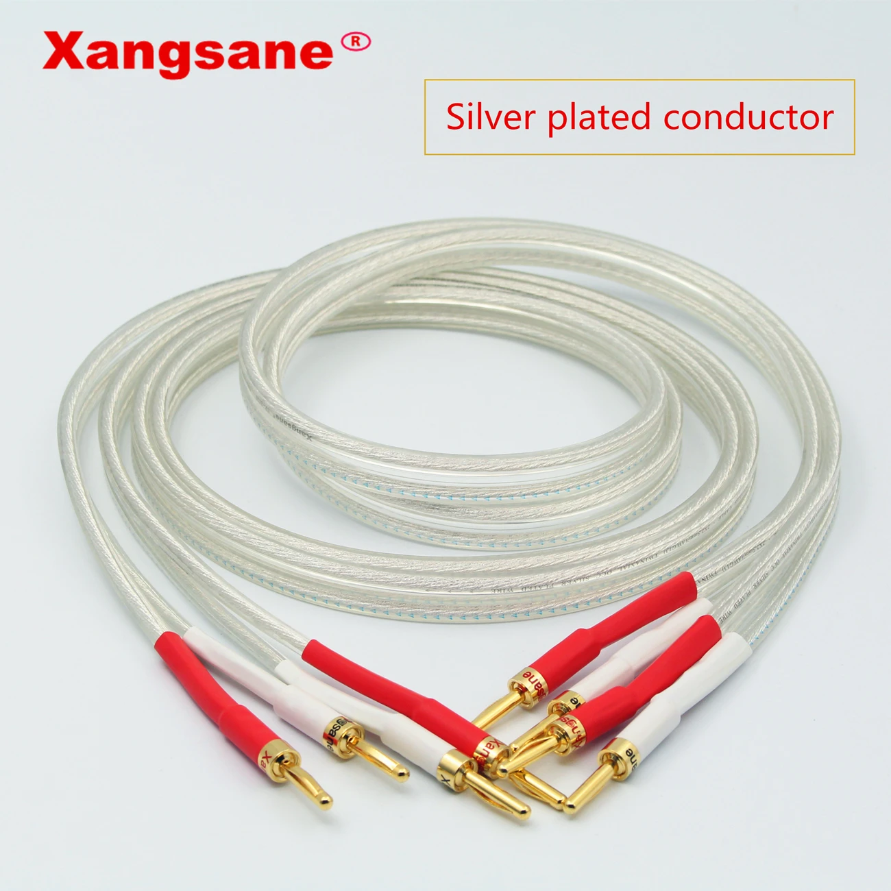 Xangsane Sp8525 Occ Prata-banhado Cabo de Alto-falante de Alta Fidelidade Amplificador de Alto Desempenho Linha de Conexão de Som - Image 6
