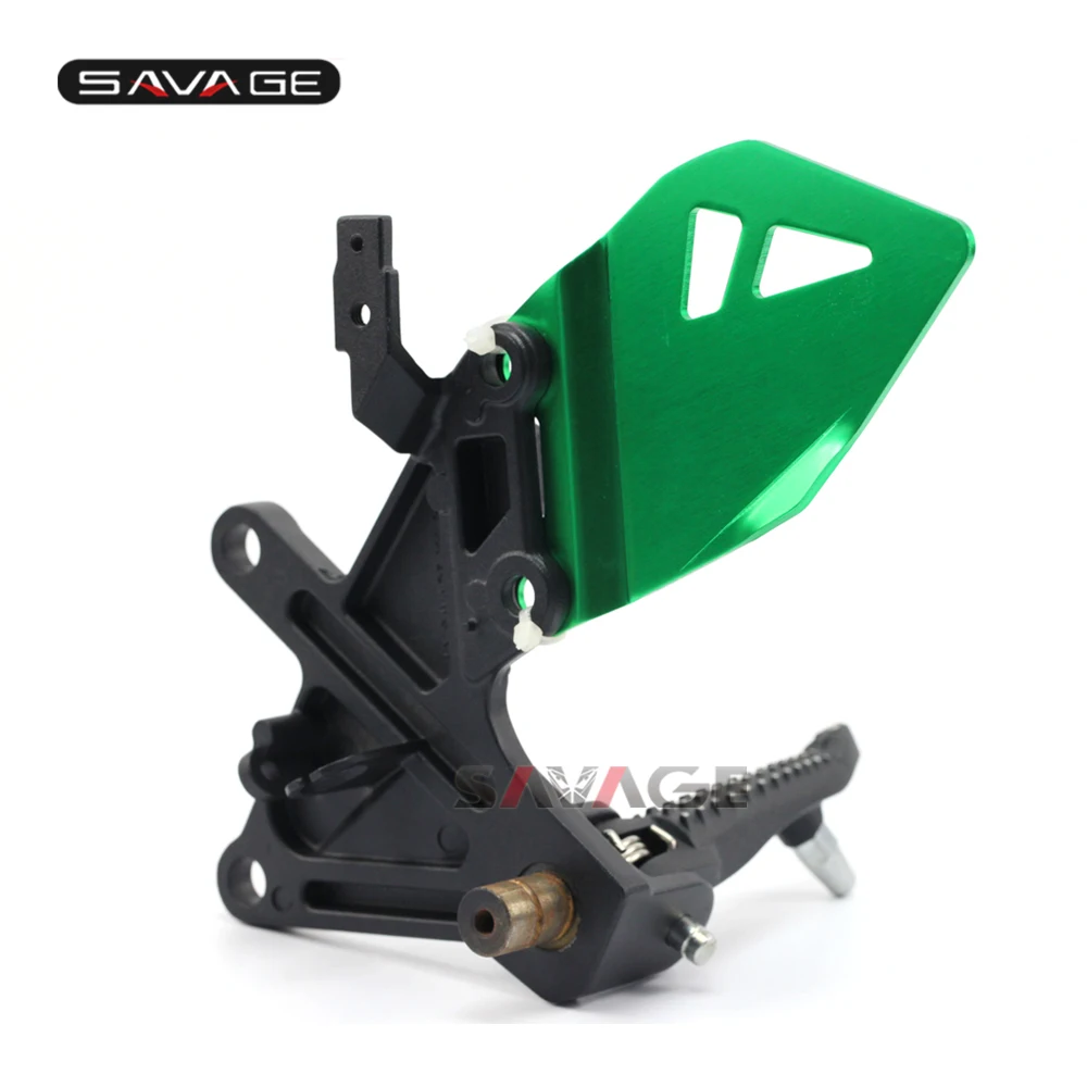 Спереди подставка для ног педаль Peg Для KAWASAKI ZX-10R ниндзя ZX10R 2011 12 13 14 15 16 2017 мотоциклетные левый и правый кронштейн