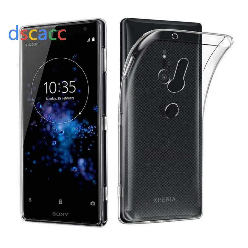 

DSCACC Ultra Slim Thin Crystal Clear Transparent Soft TPU Cover Case for Sony Xperia XZ4 Compact XA3 1 10 Plus 100pcs Wholesale