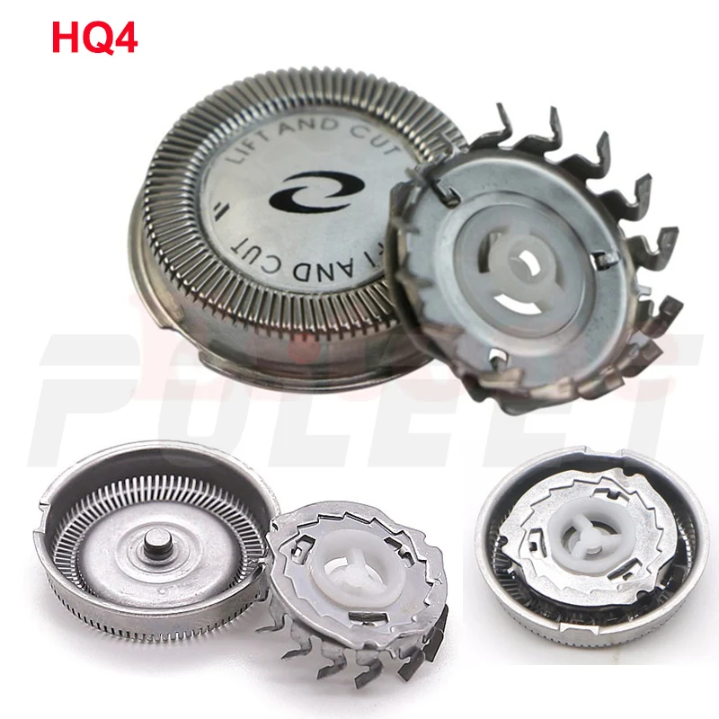 

Poleet 3set/Lot Shaver Head HQ4 Replacement For Philips Razor Blade HQ3 HQ851 HQ912HQ136 HQ56 PQ202 HQ5820 HQ36 Shaving Head