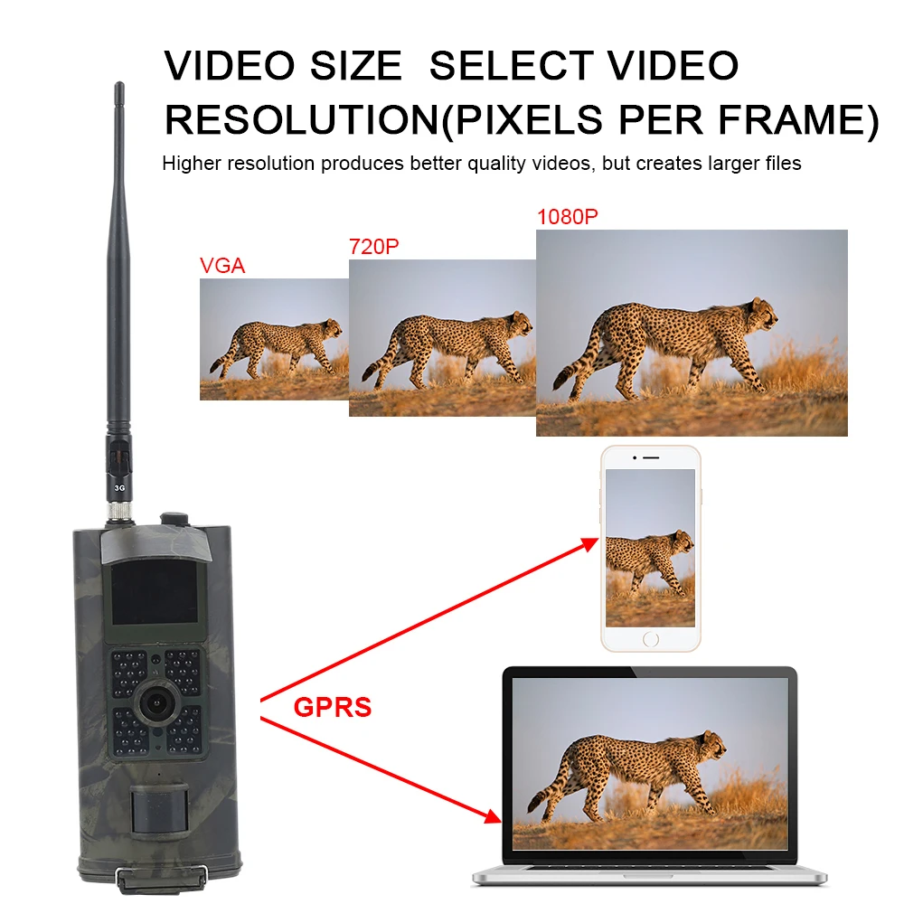 Охотничья камера HC700G HC700A 3G фотоловушка с ночным видением 16 МП GPRS для дикой