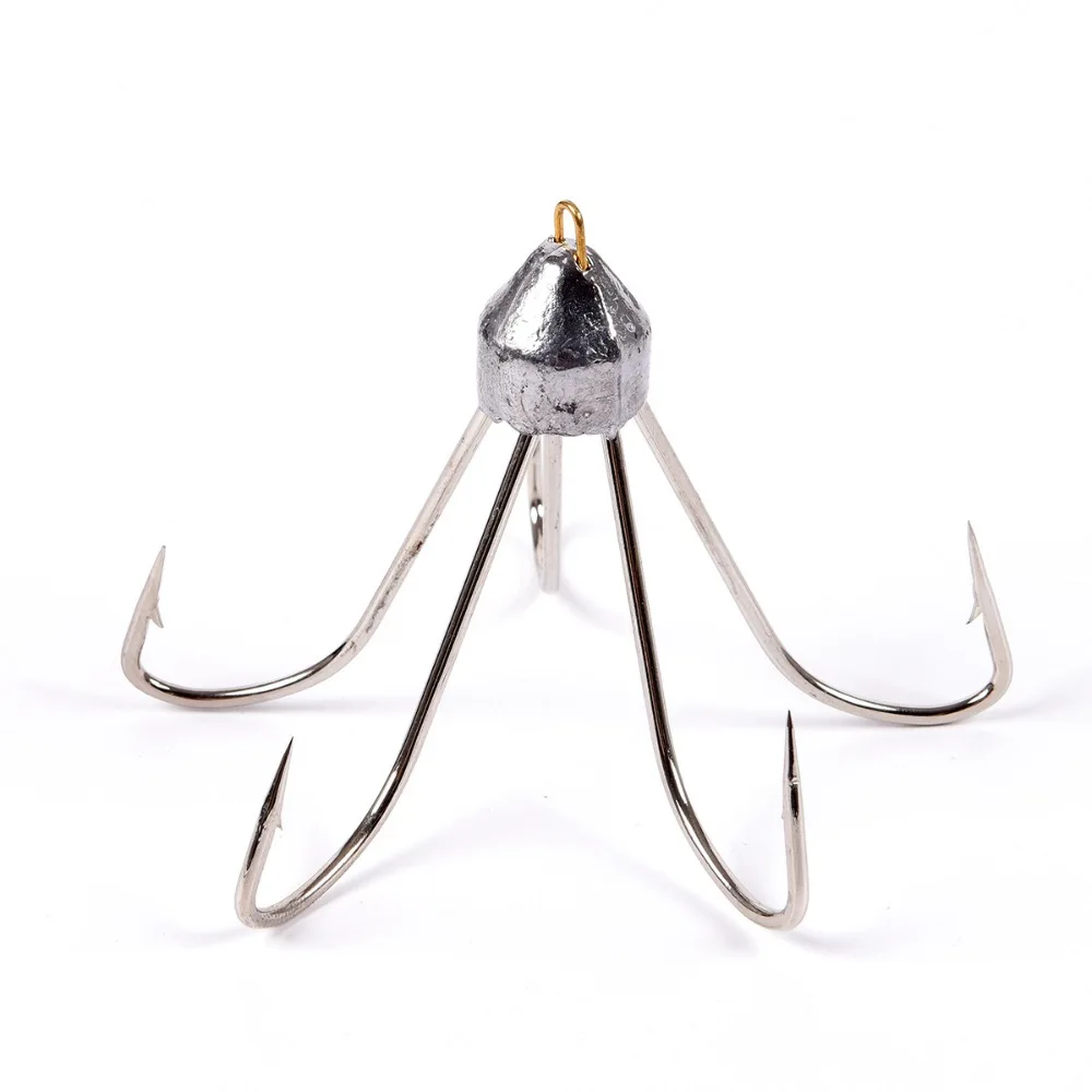 Buy 5 pcs/lot Fishhooks Five Claws Fishing Hooks