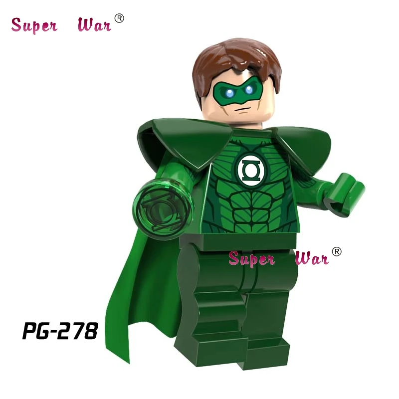 Один супер герой Супербой огненный шторм капитан бустер холодный Электра Зеленый Фонарь Темный лучник строительные блоки игрушки для детей - Цвет: PG278