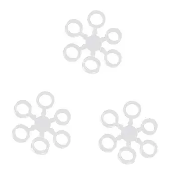 

600Pcs/100set Latex Clear Pellet Bands 10mm Suitable for Carp Coarse Fishing Hair Rigs and Hooks