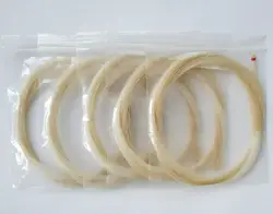 5 пакетов AAA Монголия лук с конской тетивой волос 31 ''80 см 6 г для один Скрипка Лук делая 0,17 мм Толщина