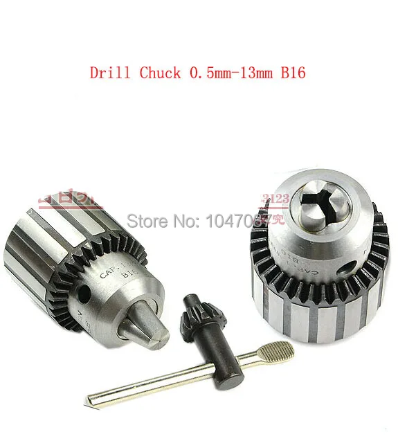 Drill Chuck Hand Lock 0.5 13mm /B16 R8 B16 Rod Ajustable