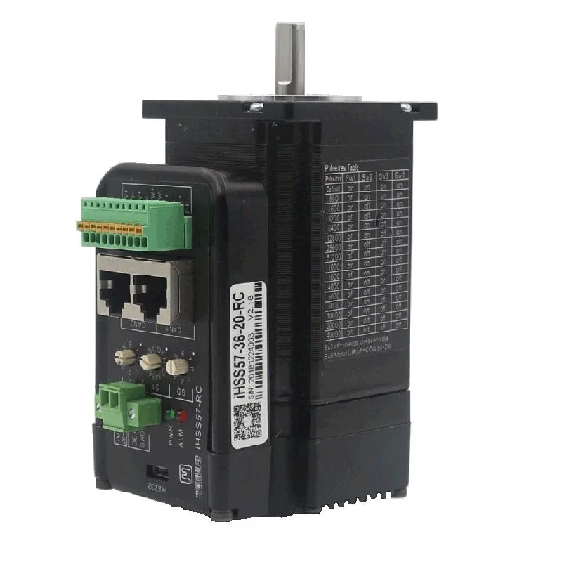 JMC nema 23 2 фазный 2нм 4.5A интегрированный автобус шаговый двигатель IHSS57 36 20 RC|Драйвер