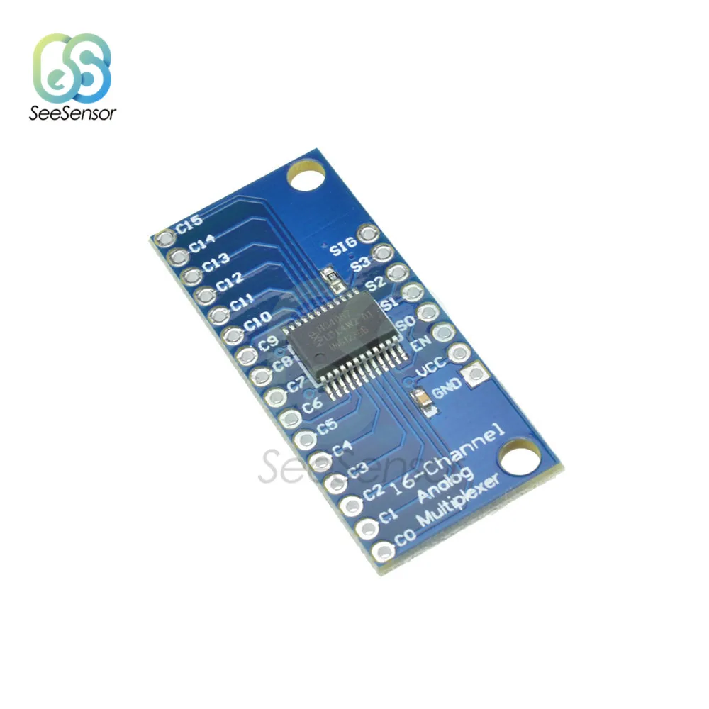 CD74HC4067 16-канальный с аналоговым и цифровым дисплеем мультиплексор коммутационная плата модуль для Arduino