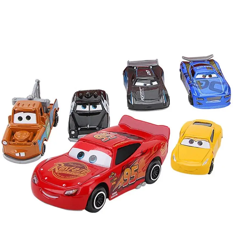 

Disney Pixar Cars 3 Toys For Kids LIGHTNING McQUEEN High Quality Plastic Cars Toys Alloy Car Head Cartoon Models Christmas Gifts