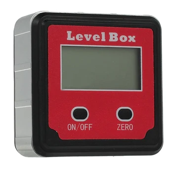 

LIXF Digital Gauge Angle Protractor Finder Clinometer Bevel Box Magnetic Waterproof