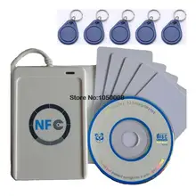 Usb ACR122U-A9 NFC чтения писателя дубликаторы rfid-тегов смарт-карт + 5 шт. UID сменные карты + 5 шт. UID брелок + 1 SDK CD