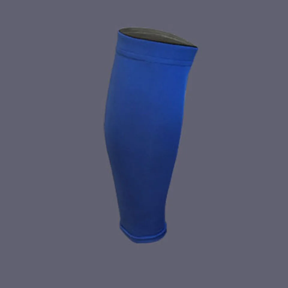 Blue 1 шт., мужские и женские гетры, базовый слой, компрессионные, для езды на велосипеде, для ног, защита голени, бег, футбол, баскетбол, спорт, Поддержка голени - Цвет: Blue