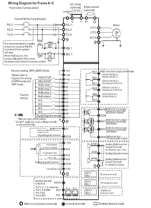 Дельта Инвертор VFD частотно-регулируемый привод VFD110C43A 3 фазы 380 В 11 кВт 15HP 0~ 600 водяной насос Гц и станок