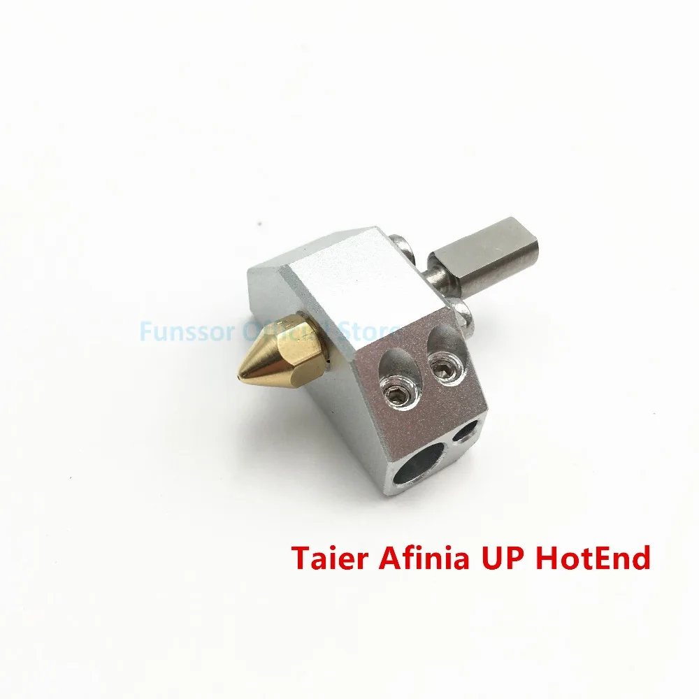 Funssor Taier Afinia UP 0,4 мм сопло нагреватель в сборе hotend комплект в сборе сопло датчик нагреватель картридж комплект быстрая