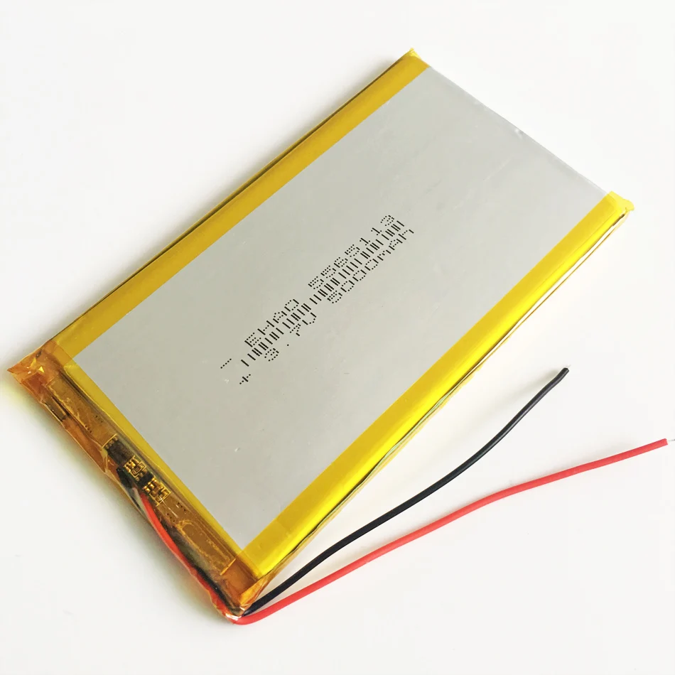 3,7 V 5000mAh литий-полимерная LiPo аккумуляторная батарея для gps psp DVD PAD Электронная книга планшетный ПК Ноутбук power bank видео игра 5565113