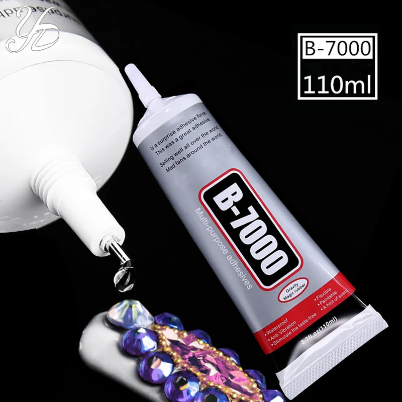 1 Tube 110ml B 7000 Liquid Glue Super Multi Purpose Adhesive Nail Art