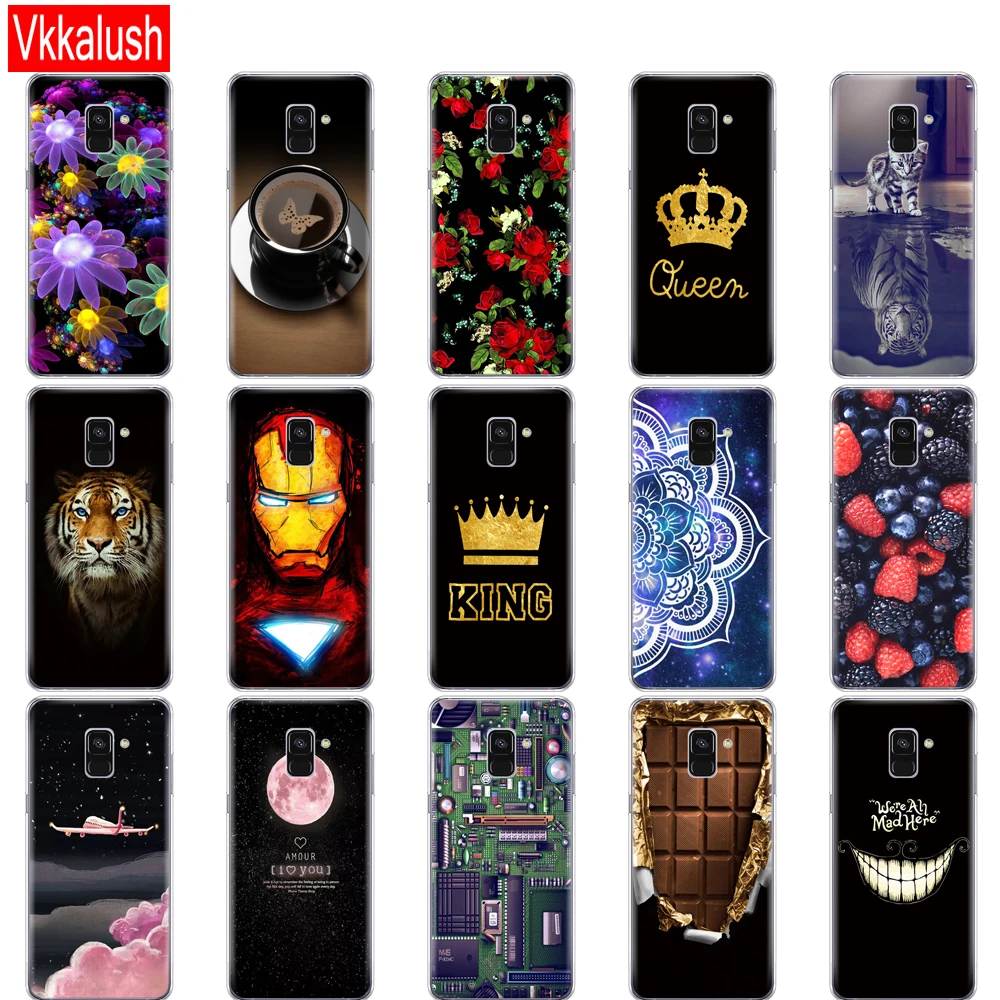 Силиконовый чехол для samsung Galaxy A8 A530 A530F чехол мягкий Tpu чехол для телефона для samsung A8 Plus A730 A730F чехол прозрачная сумка