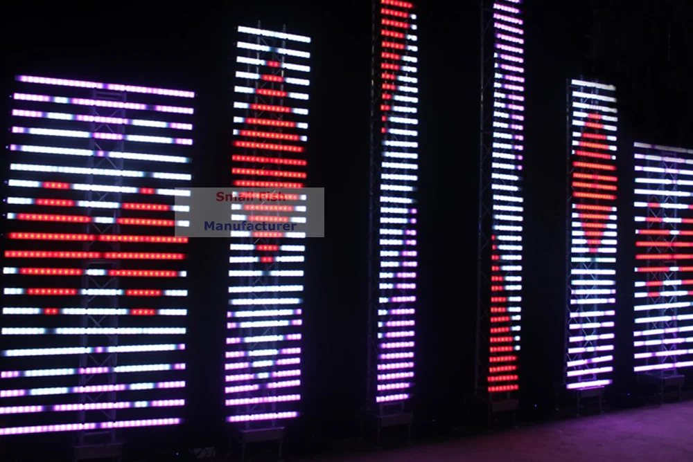 100 см Рождественское украшение внутреннее рождественское освещение 8 Вт RGB полноцветная светодиодная Пиксельная трубка огни для вечерние развлекательные оборудования