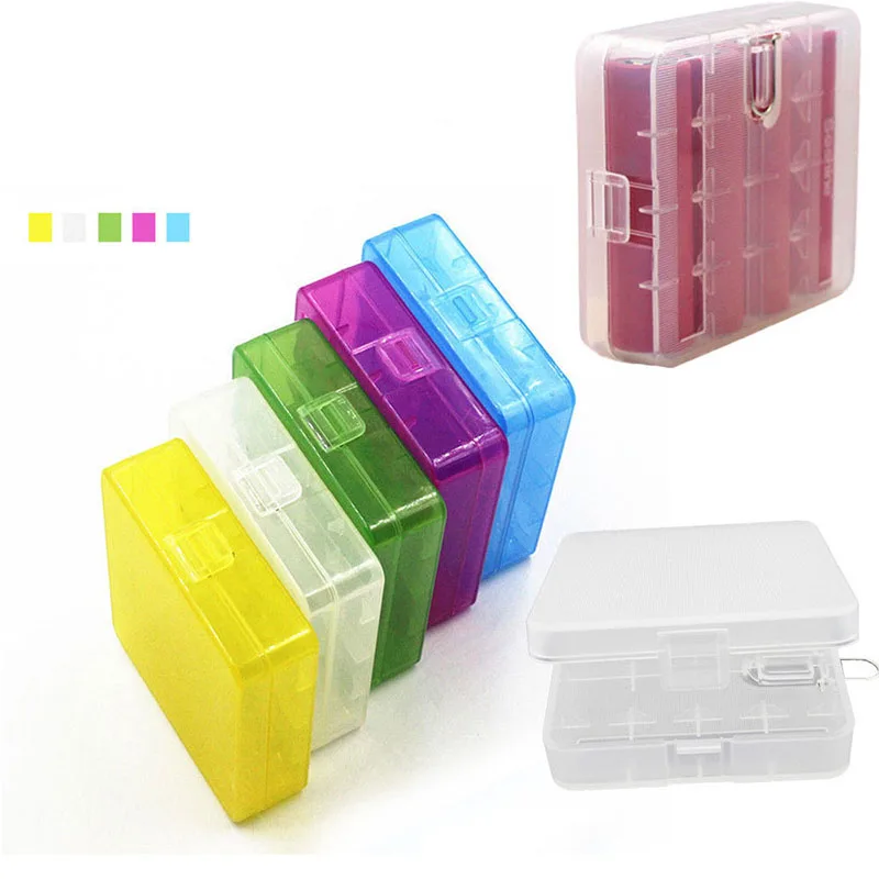 DOITOP Hard Plastic Battery Storage Box Container For 18650 Batteries