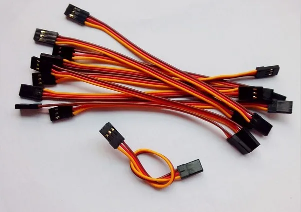 20 шт 150 мм 15 см JR штекер в штекер сервопривод разъем сервопривод провод удлинительного кабеля свинцовый провод, кабель, 60 ядро качество провода ядро
