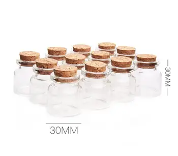 

Glass Bottles with Cork Crafts Bottles Jars Weding Gift 10ml Empty Jars Gift Containers Bottles SN1711