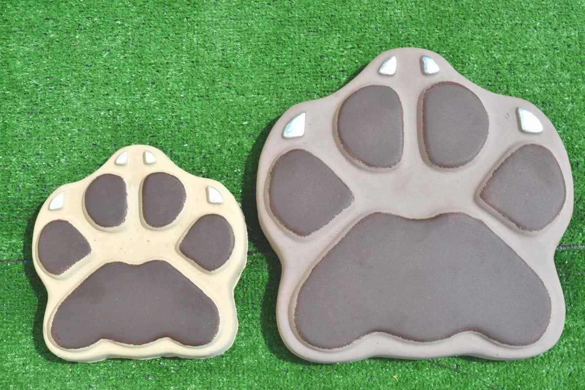 金型用コンクリートdiyガーデンパス舗装メーカー獣の足犬猫足がかりセメント型コンクリート金型ガーデンウォークパス