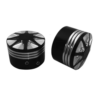 

Motor Front Axle Nut Cover Bolt Cap Kit for Harley Dyna Fat Bob FXDF Low Rider FXDL Street Bob FXDB Super Glide Custom FXDC/FXD