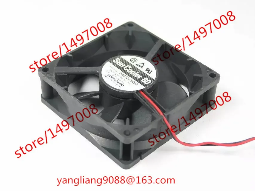 Вентилятор охлаждения сервера SANYO DENKI 9A0824S402 DC 24V 0.1A 80x80x25 мм|square fan|server fandc 24v fan |