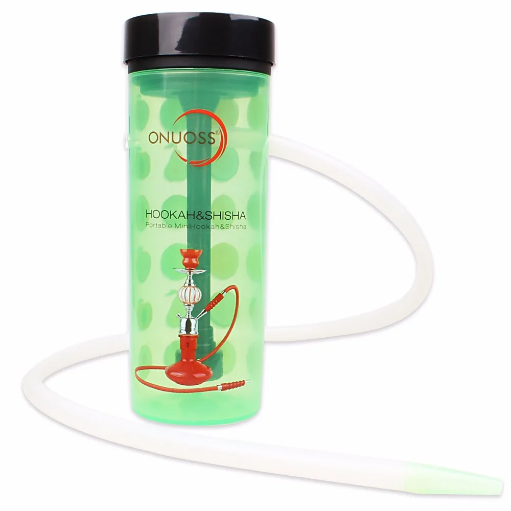 

1PC New Arrive Plastic Bottle Shisha Hookah with Silicone Hose Nargile Hookah Smoking Chicha Narguile Portable Hookahs Pipes