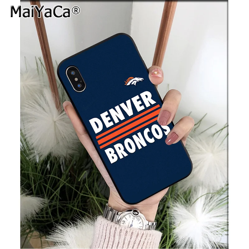 Мягкий силиконовый чехол MaiYaCa Denver Broncos из ТПУ для телефона iPhone 6S 6plus 7 7plus 8 8Plus X Xs MAX 5 5S XR - Цвет: A5