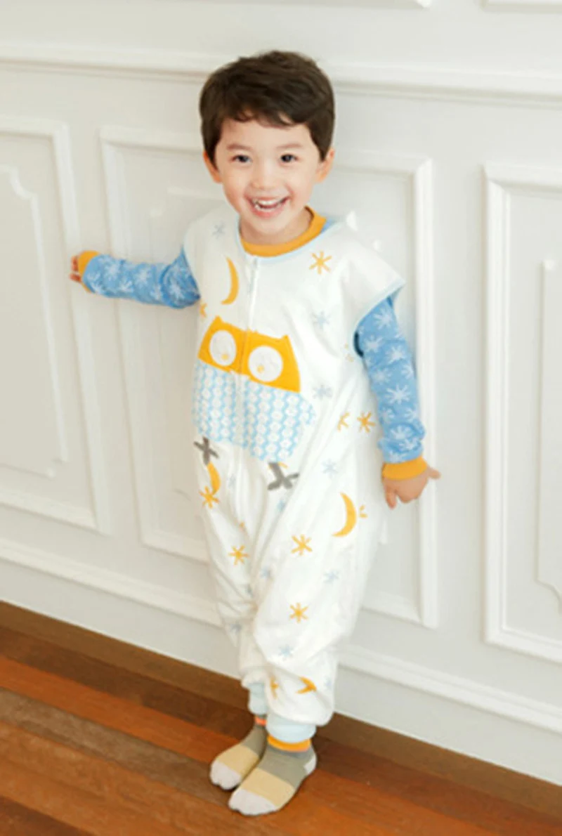 New Toddel Boys Girls Cotton Blanket Sleepers/ Vest Sleeping Bag /Leg