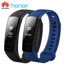 Original Honor Band 3 Smart Wristband 0.91″ OLED Screen Touchpad Swimmable 5ATM Heart Rate Monitor Push Message Smart Band