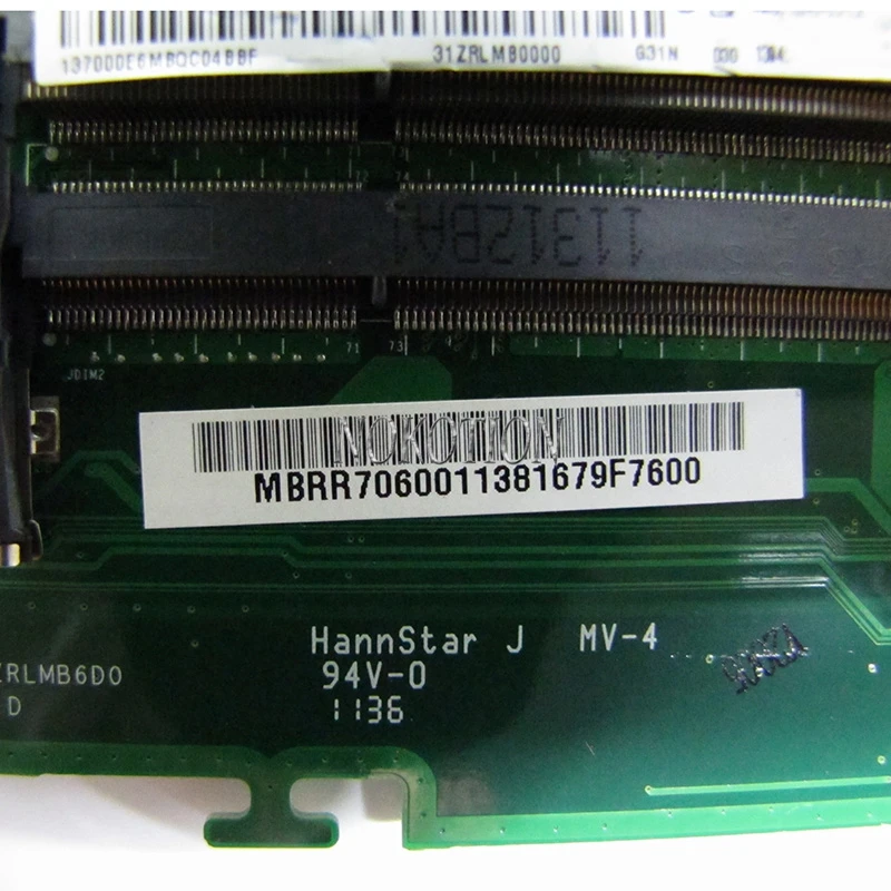 NOKOTION материнская плата для ноутбука ACER ASPIRE Серии 5749 MBRR706001 MB. RR706.001 DA0ZRLMB6D0 основная плата HM65 GMA HD 3000 DDR3