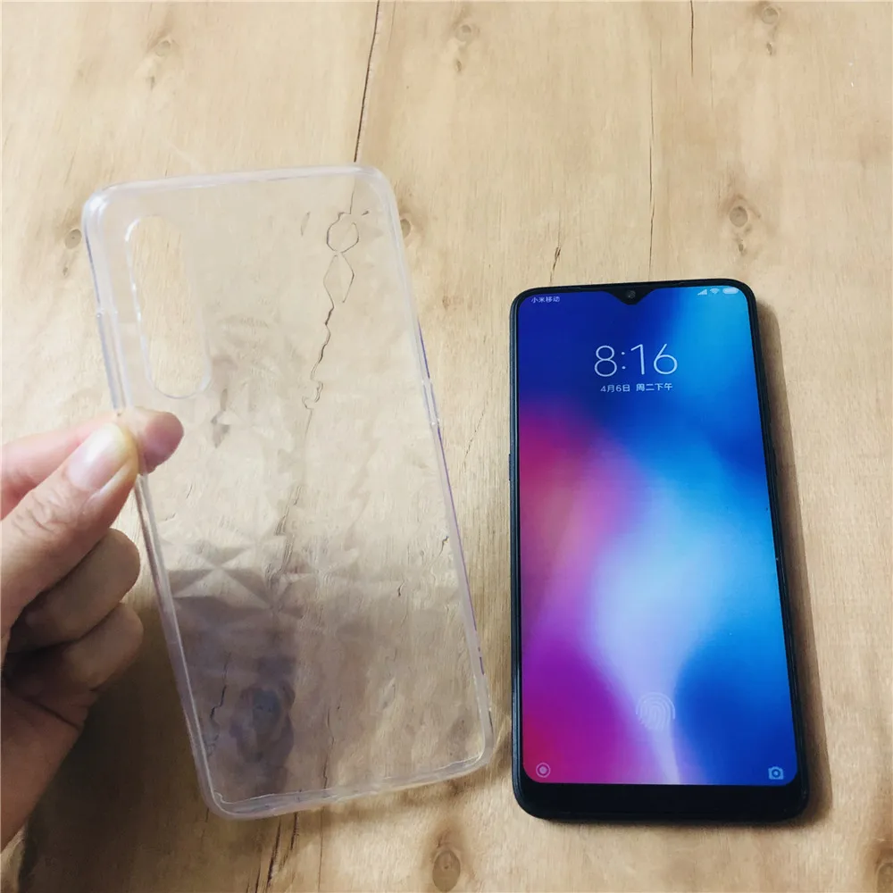 Soft TPU Silicone Case For Xiaomi Mi9 Mi 9 Mi 8 SE A2 Lite on Redmi 7 6 6A 5A Redmi Note 5 6 Pro 7 Cover Clear 3D Diamond Cases  (1)